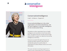 Tablet Screenshot of conservativeintelligence.com